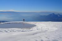 Salita da Prada al Monte Baldo, Cima Costabella innevata, nella splendida giornata di sabato 27 novembre 2010 - FOTOGALLERY